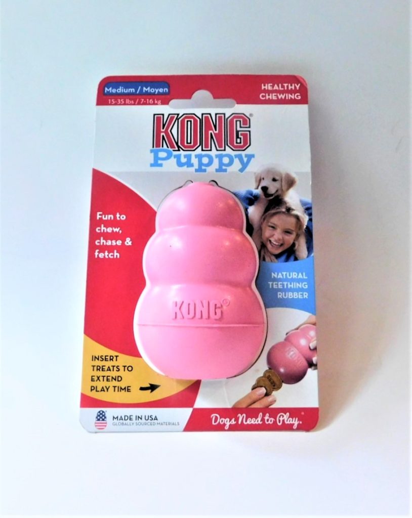 what to fill kong puppy toy with